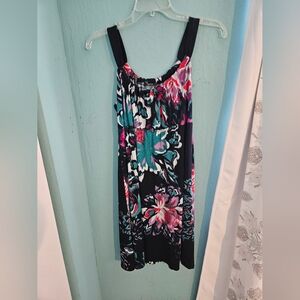 Tahari mini dress colorful size 2